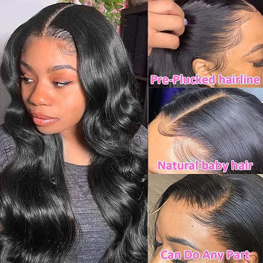 HD Lace Front Pruiken Preplucked Natuurlijke Haarlijn 13x6 Hd Kant Frontale Menselijk Haar Pruiken Body Wave Preplucked HD Pruiken