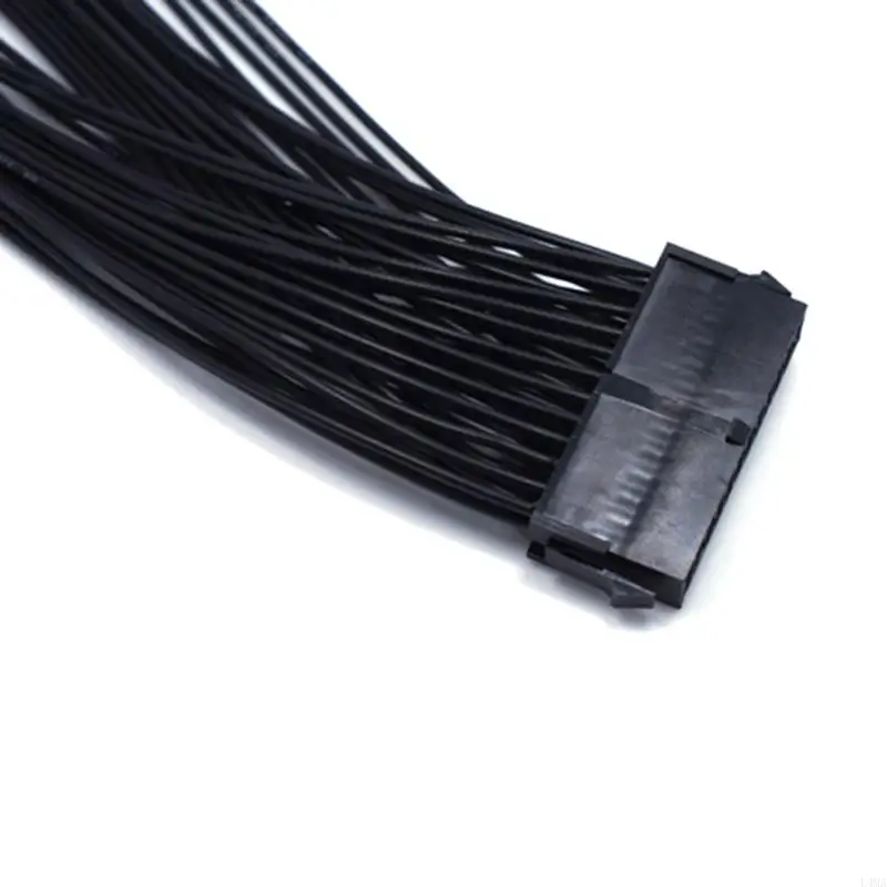 L4MA 32cm/12.6in 24Pin Power Extension Cord ATX Power Motherboard 24pin Extension Cord 24p PSU Power Cord Splitter