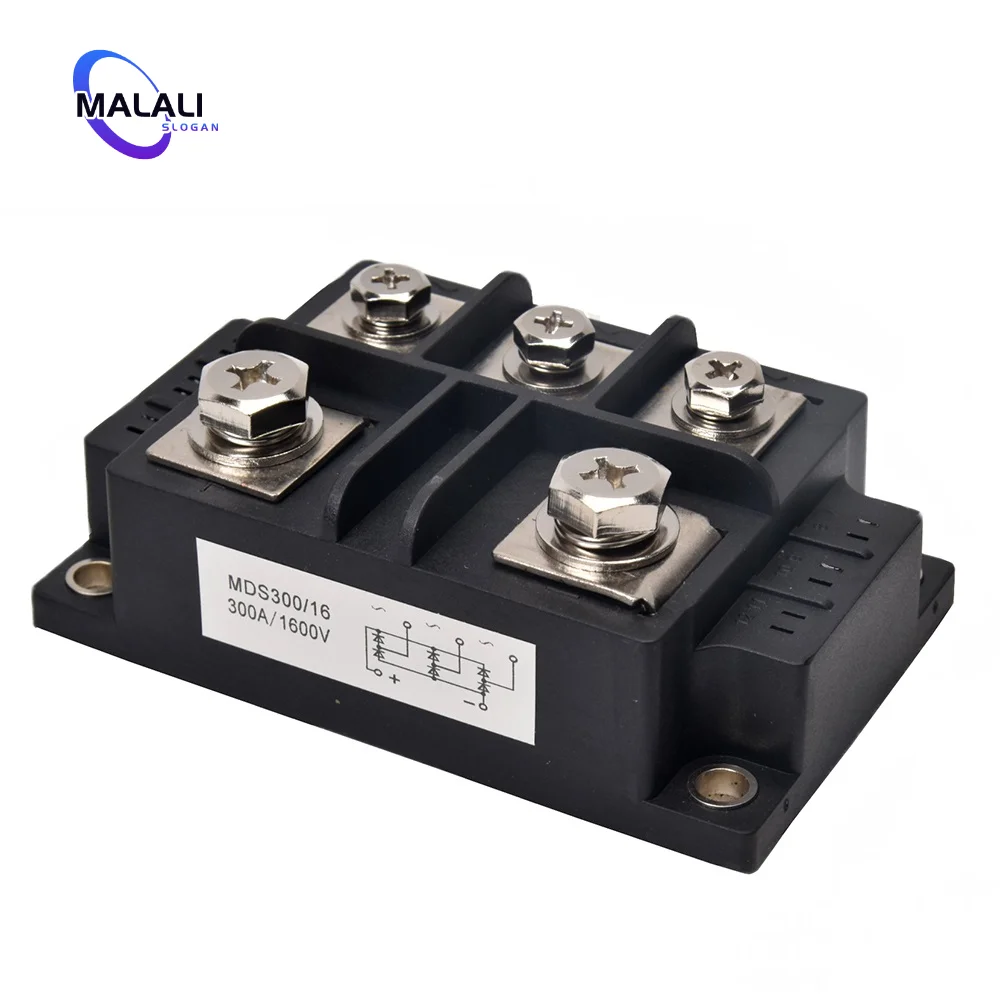 MDS300A MDS300-16 3-Phase Diode Bridge Rectifier MDS300-16 3-Phase Diode Bridge Rectifier 300A 1600V Bridge Rectifier