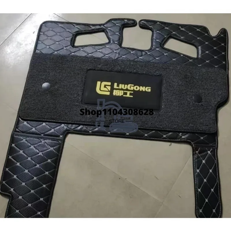 Excavator Cab Floor Mat Carpet Floor Mats for Liugong  E913/E920 922E9075E Proof Stepping Pad Digger Parts