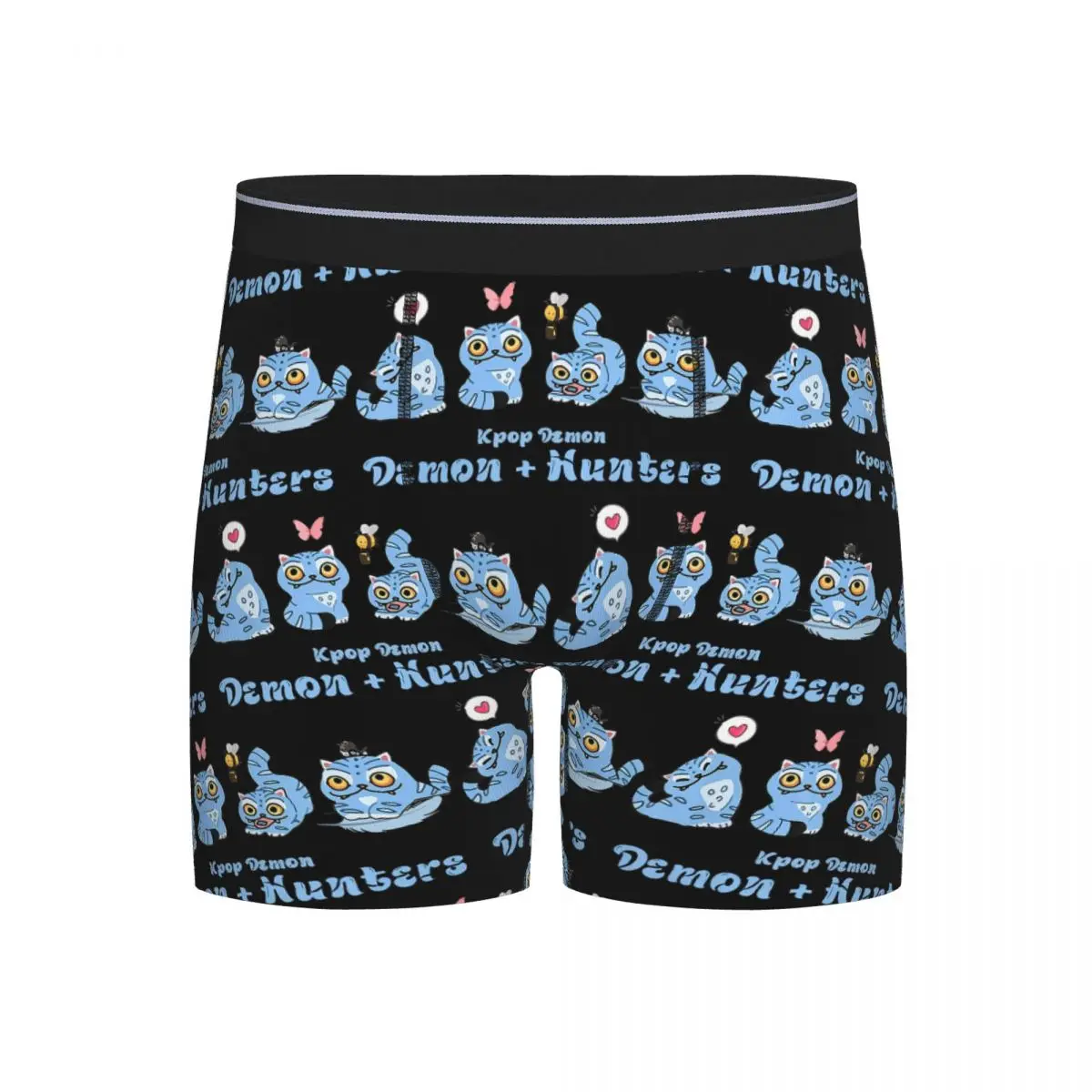 

Long Boxer Underpants Shorts KPop Demon Hunters Huntrix Blue Tiger Derpy Panties Male Breathable Underwear for Homme Man Gifts