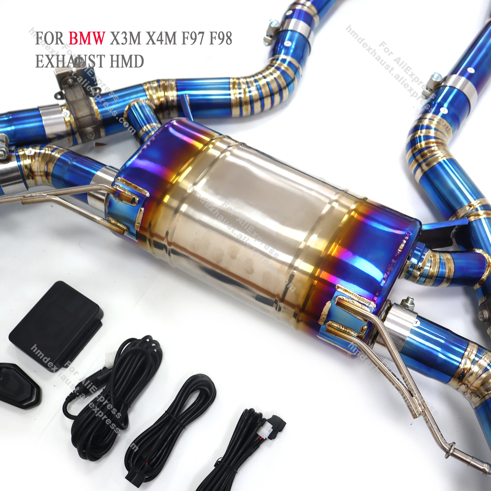 HMD 11.11 Special Exhaust Downpipe High Performance Exhaust Pipe For BMW X3M/X4M F97/F98 3.0T 2019-2023 Car Exhaust Pipe Downpip