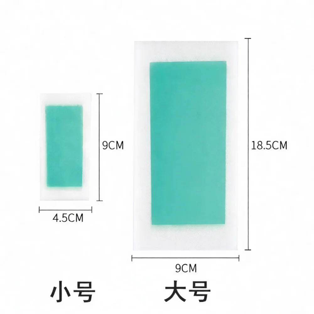 Portable Depilatory Wax Strips Travel Ready Hair Removal Paper Facial Body Treatment For Sensitive Delicate Areas Clean