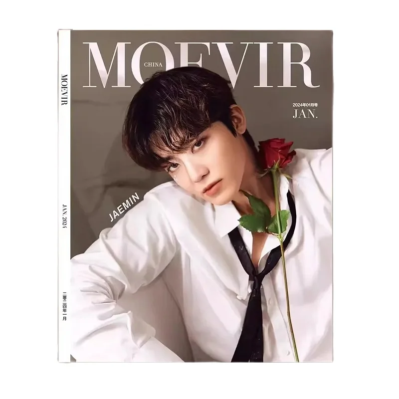 New 2024/01 Issue JAEMIN MOEVIR Magazine Jaemin Korean Star Figure Inner Page Photo Album Art Collection Book