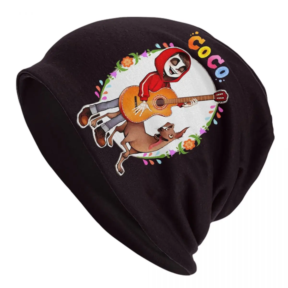 

Custom Coco Skullies Beanies Caps Unisex Winter Warm Knit Hat Women Men Hip Hop Adult Comedy Animation Bonnet Hats Outdoor Cap