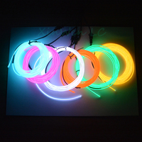 Ball Rave Christmas Decoration Clothes DIY Costumes EL Wire Cable Glow Car Light Dance Party 1m/3m/5m LED Neon Clothing Luminous