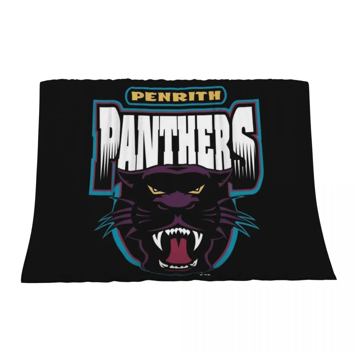 

penrith city team logo Throw Blanket Flannel Fabric Quilt wednesday Blankets