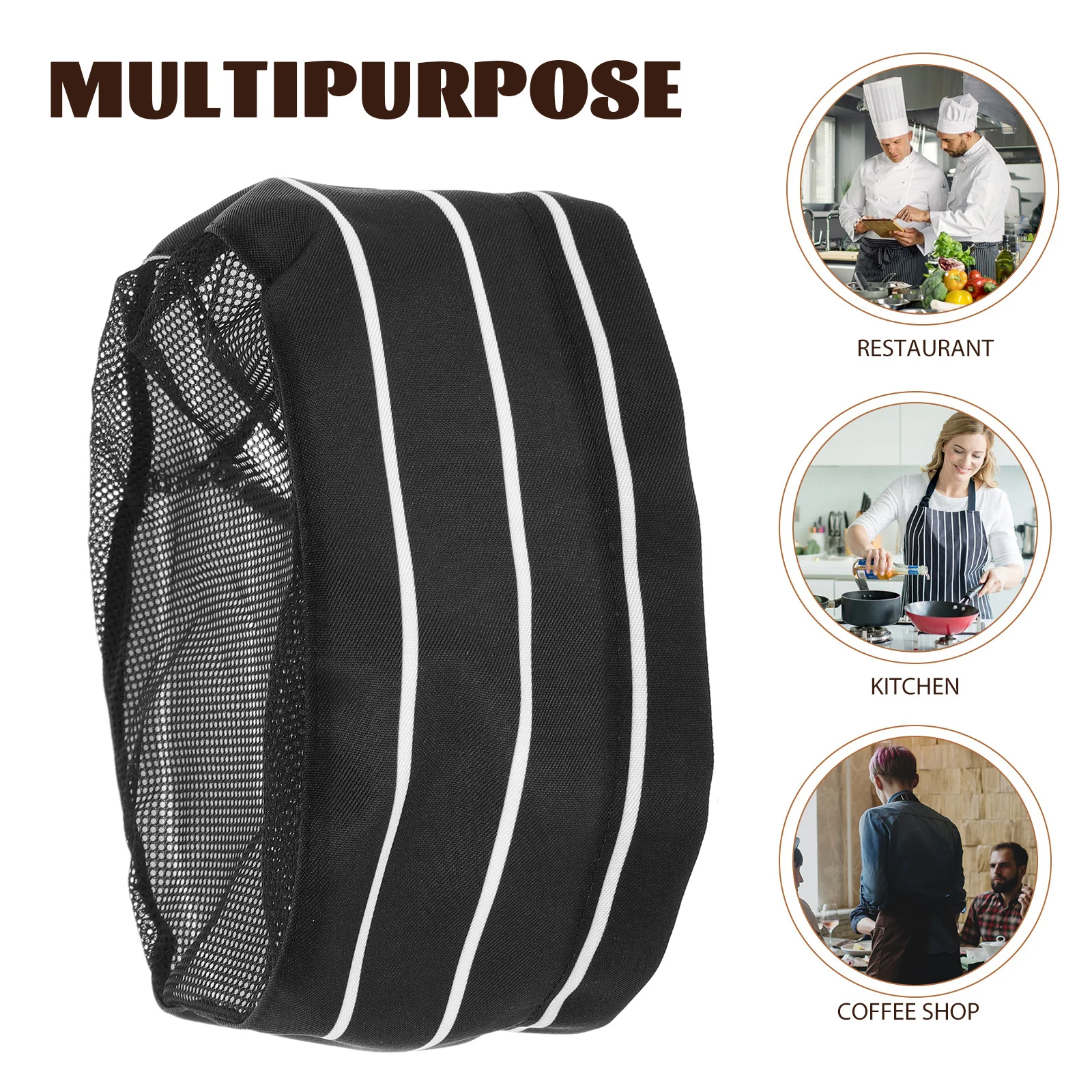 Chapeau de chef professionnel unisexe, haut en maille respirante, ajustement confortable pour hommes et femmes, idéal pour la cuisine, le restaurant, l'hôtel, les boulangers