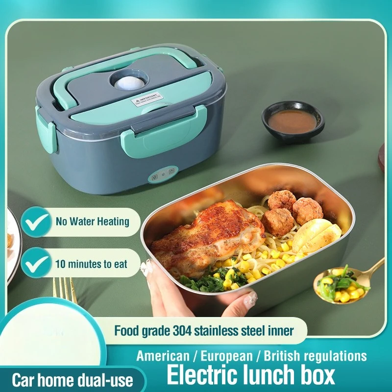 US Standard 110V Household Car Dual-purpose Thermal Insulation Heating Electric Lunch Box