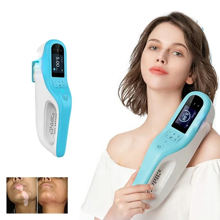 Selected 2024 New Trend Vitiligo Treatment 308nm Excimer KN-5000E Handheld UV Phototherapy Excimer 308 nm Excimer laser