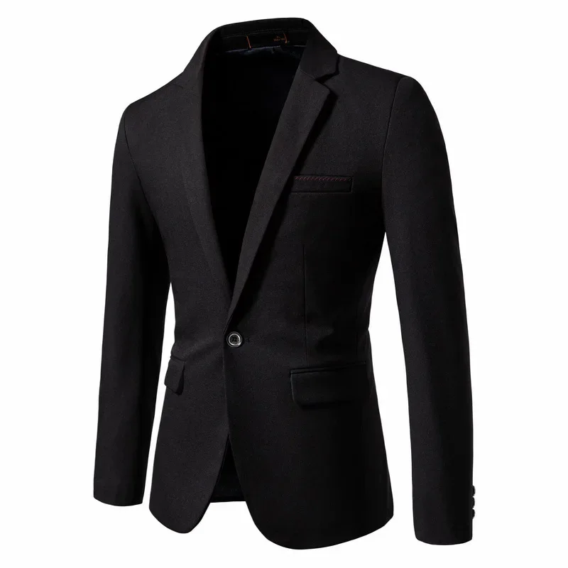 Blazer de estilo occidental para hombre, chaqueta de traje de boda entallada informal de tela Pesalir de un solo pecho, novedad de Primavera de 2024
