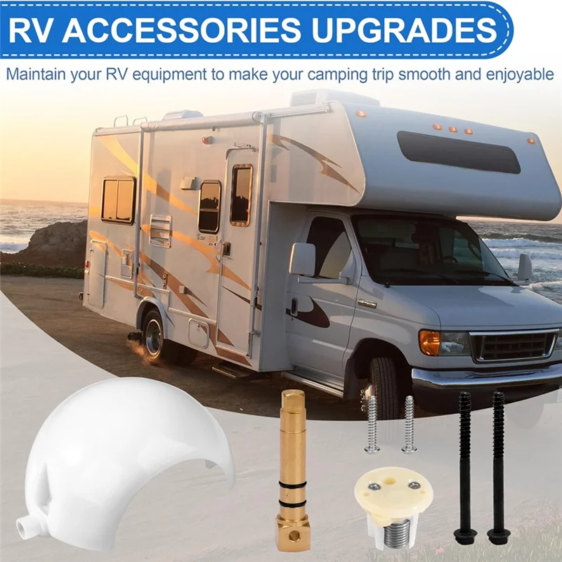 

FAST-385318162 Комплект шариков и валов с педалью смыва для унитазов Dometic Sealand, L для кемперных прицепов и лодок, туалетов