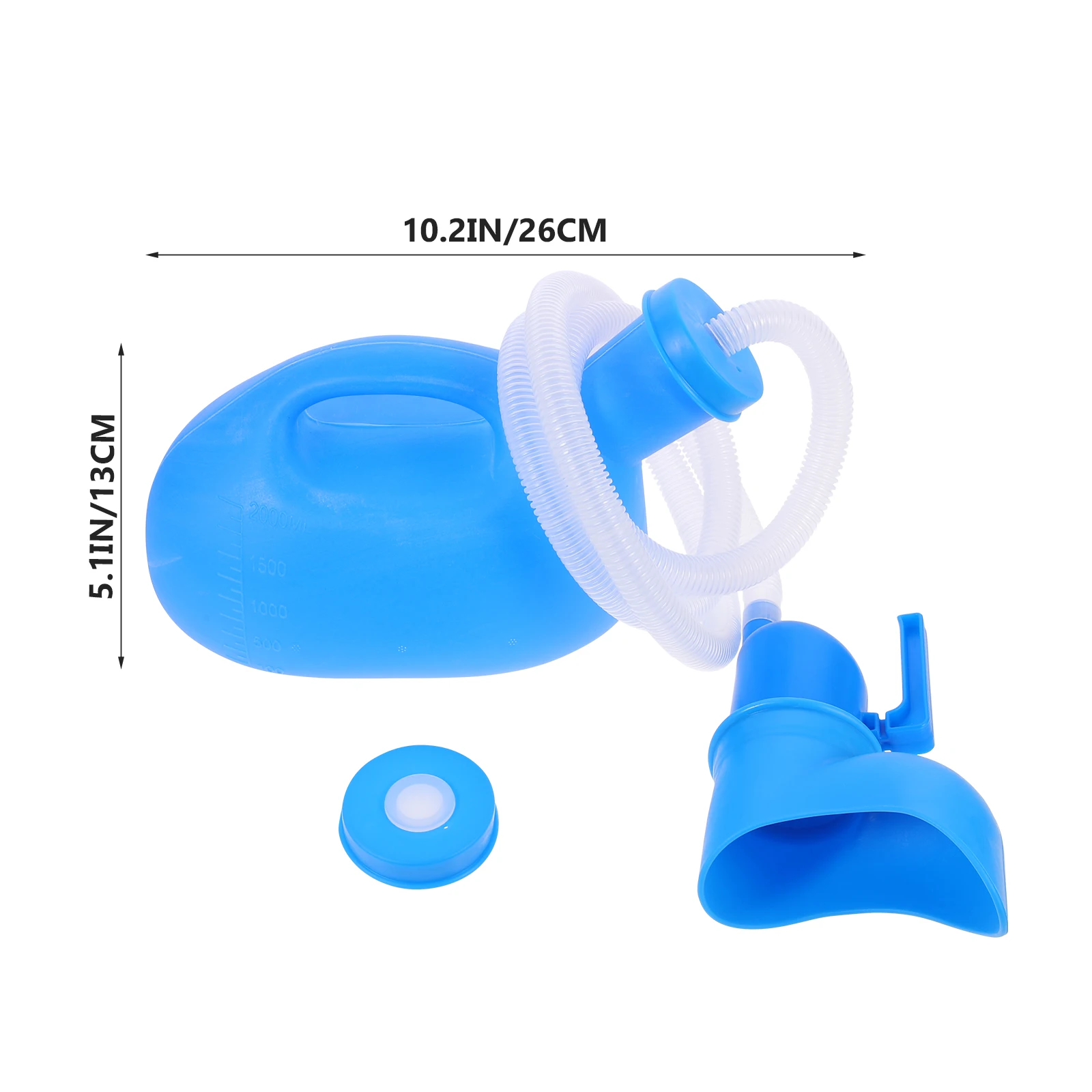 

Night Urinal Elderly Female Urination Device Bedpan Chamber Pot Plastic Container PP Safe Reliable Travel