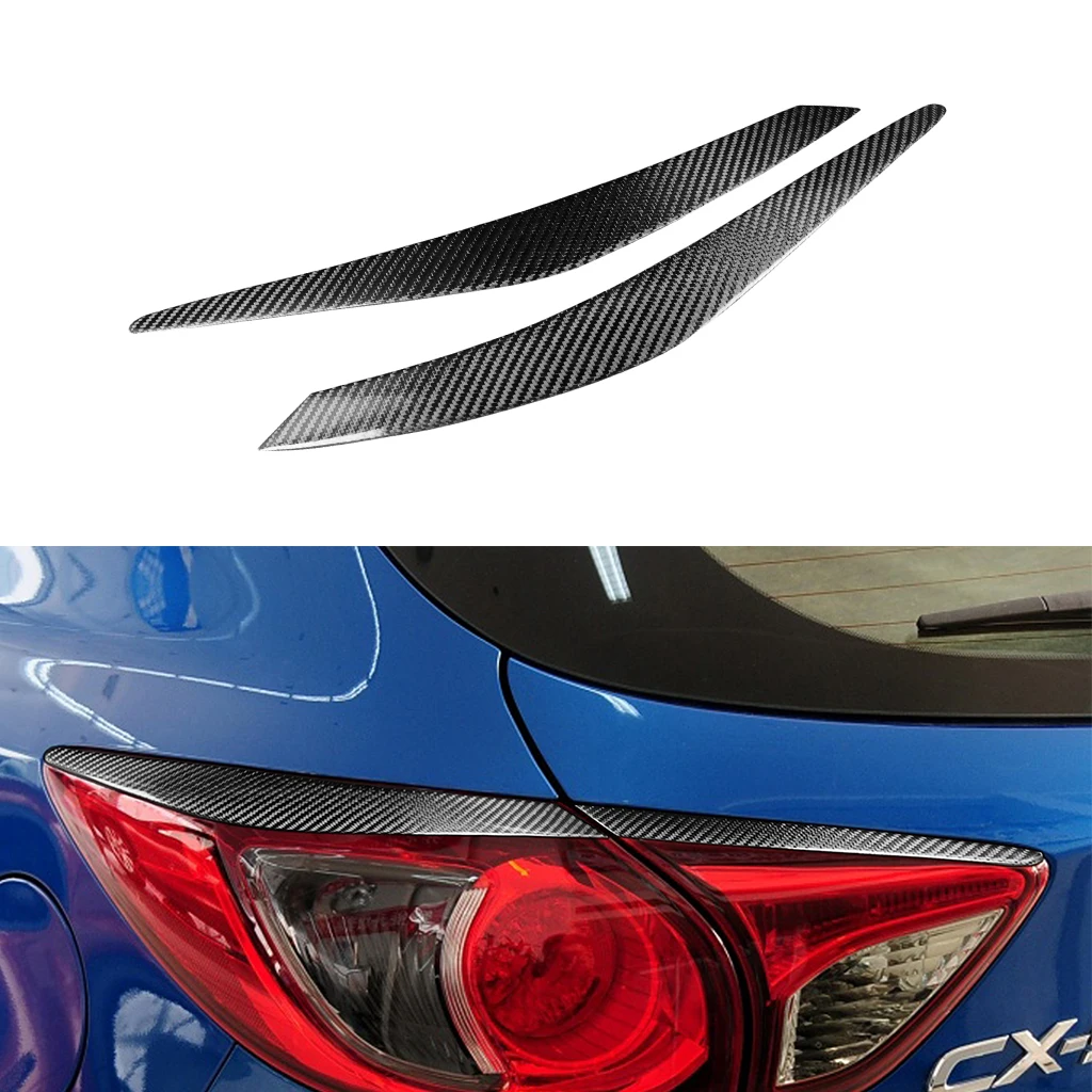 

Car Carbon Fiber Tail Light Eyebrow Eyelids Cover Trim for Mazda CX-5 2013 2014 2015 2016 2017 Car Styling