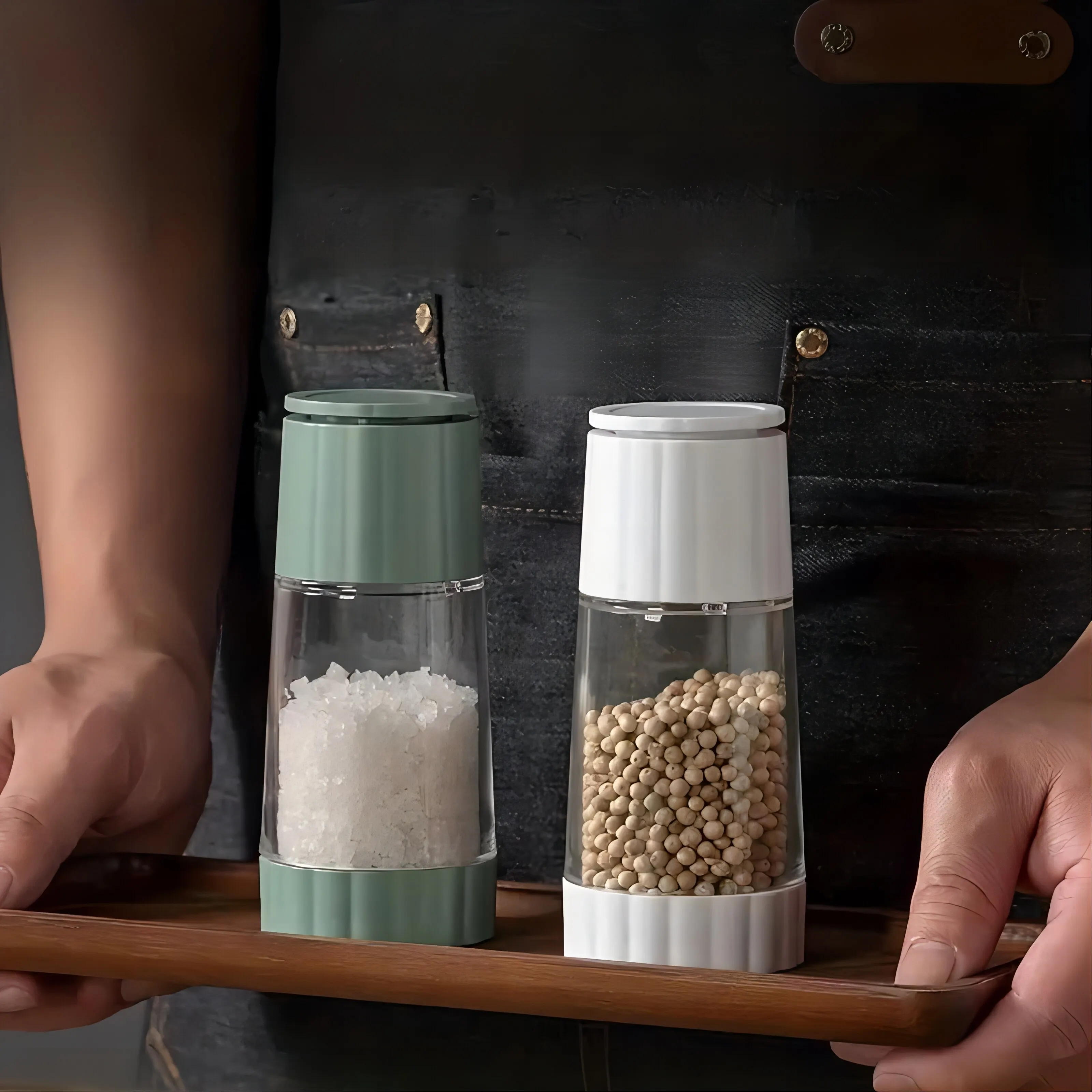 مطحنة فلفل منزلية مفرمة فلفل يدوية