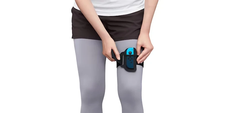 Joy-Con Leg Strap for Nintendo Switch JoyCon Sport Game/Adventure Game/Shootout Game/Kicking Motions Switch Leg Strap Accessory