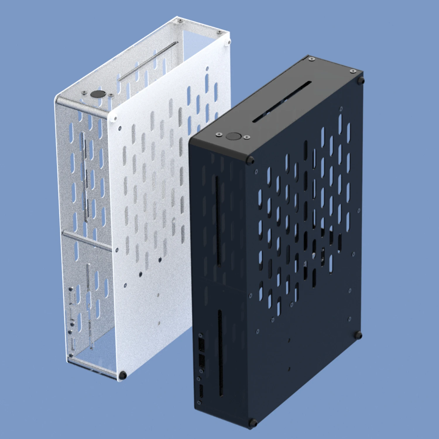 

JINEKS 2,9L A3 Мини-шасси Внешний чехол для графического процессора Mini-ITX Материнская плата Игровой компьютерный корпус Акриловая рамка Вертикальная подставка FLEX 1U Мощность