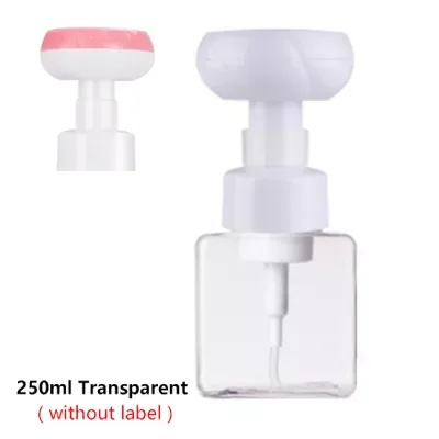 

Soap Bottle Foaming Lotions Refillable Bottle Flower Head Soap Shampoo Cosmetic Empty Bottle 250ML