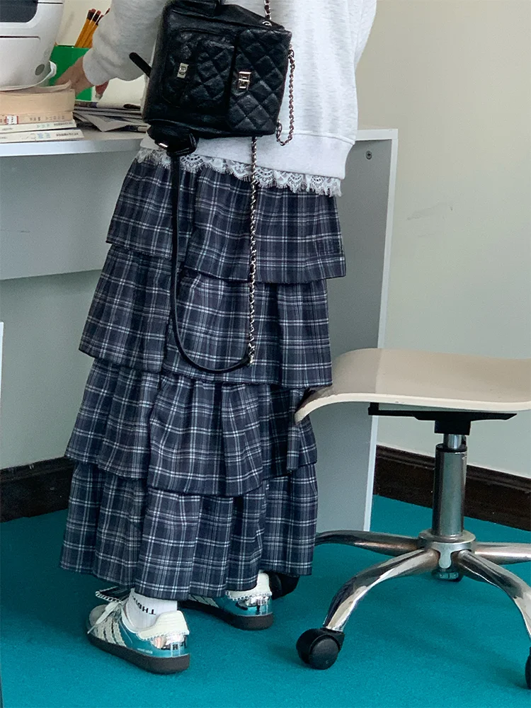 Gonna midi Sweet id Design f, stile retrò unico, nuova collezione primavera, modello a strati, in fibra di poliestere Zero Deee Soda