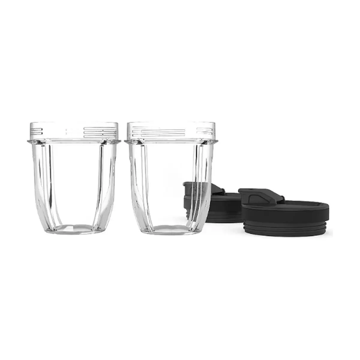 update. 2 Pack 12 Oz Cup Replacement Parts Compatible for Nutri Ninja Auto-IQ Blenders 426KKU450 with Cover Lid view 3