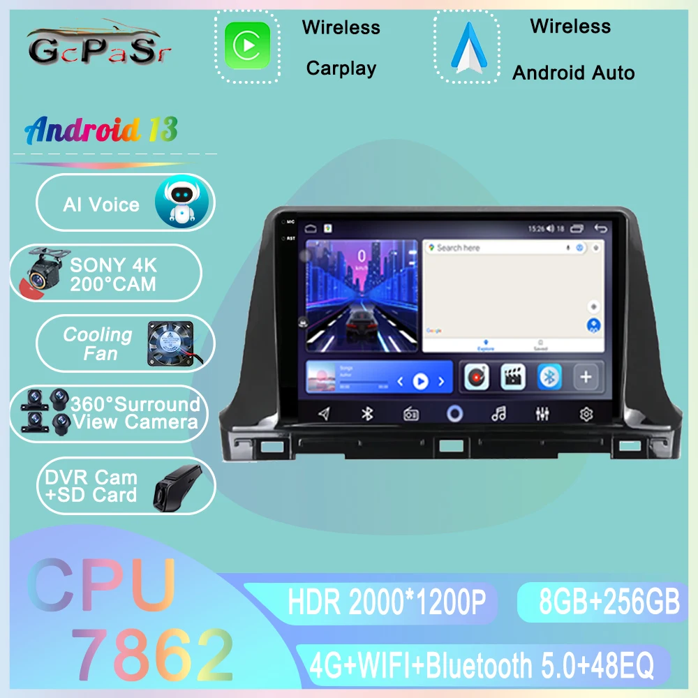 

Android For KIA SELTOS 2020 Android Auto Car Radio Player Autoradio Stereo ad alte prestazioni navigazione Video GPS HDR QLED