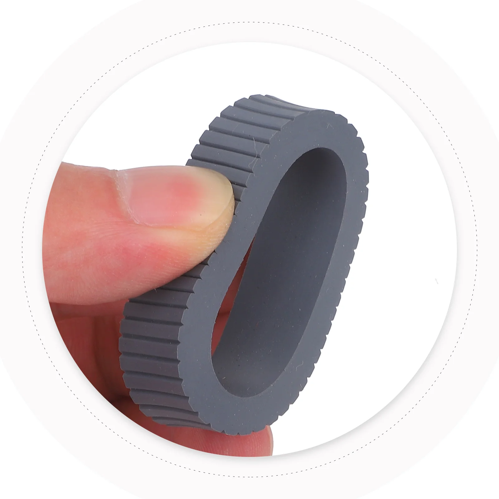 

4Pcs Scanner Roller Pager Accessories Durable Tpr Material Improve Scanning Efficiency Protection Against Damage