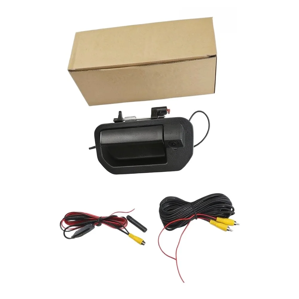 HD For AHD Backup Camera Installed in Tailgate Handle for Honda For Ridgeline For 2006 to 2014 Black ABS Material