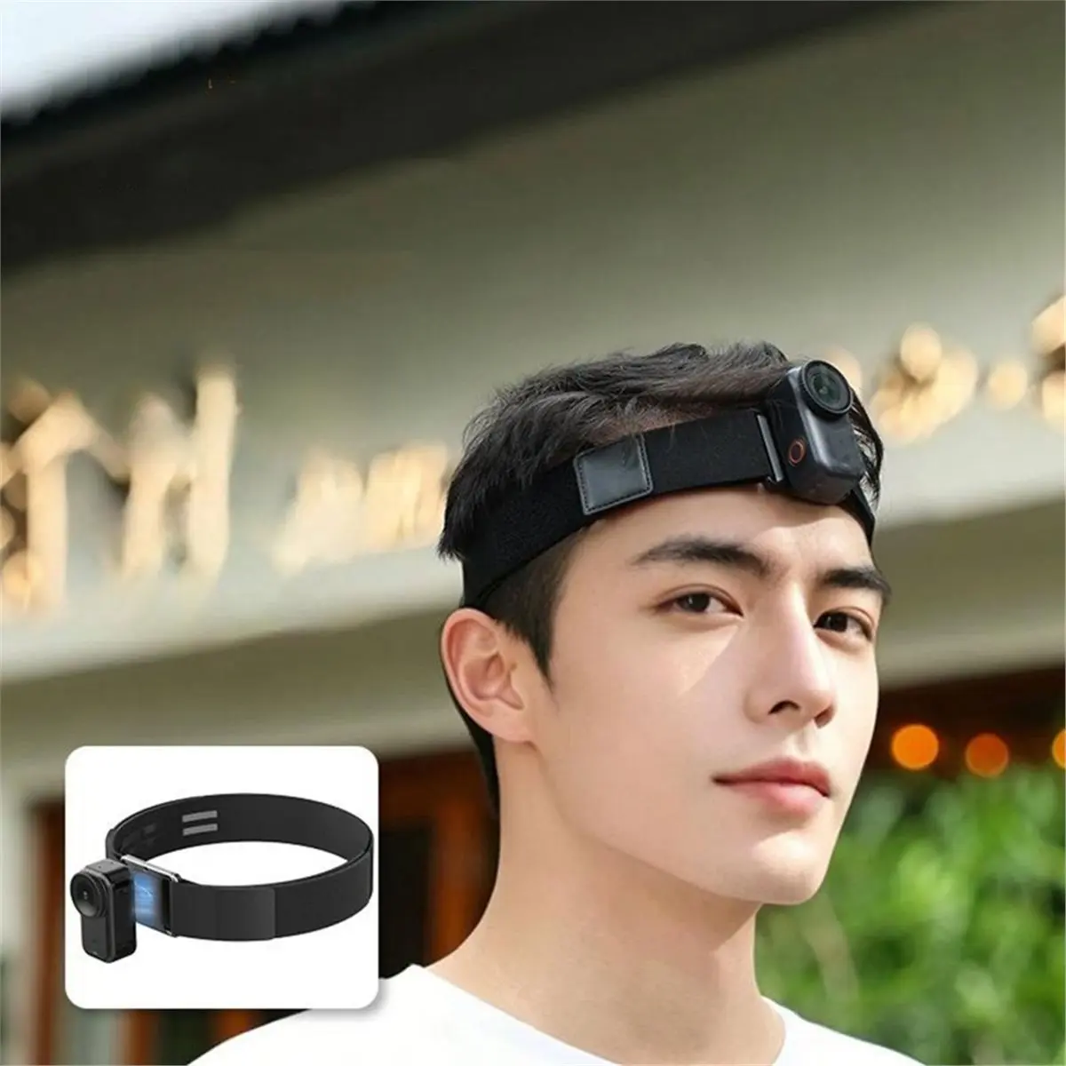 PHONE&GEAR Easy Clip Head Strap for Nano Magnetic Headband Mount for Sports Running Hiking Vlogging