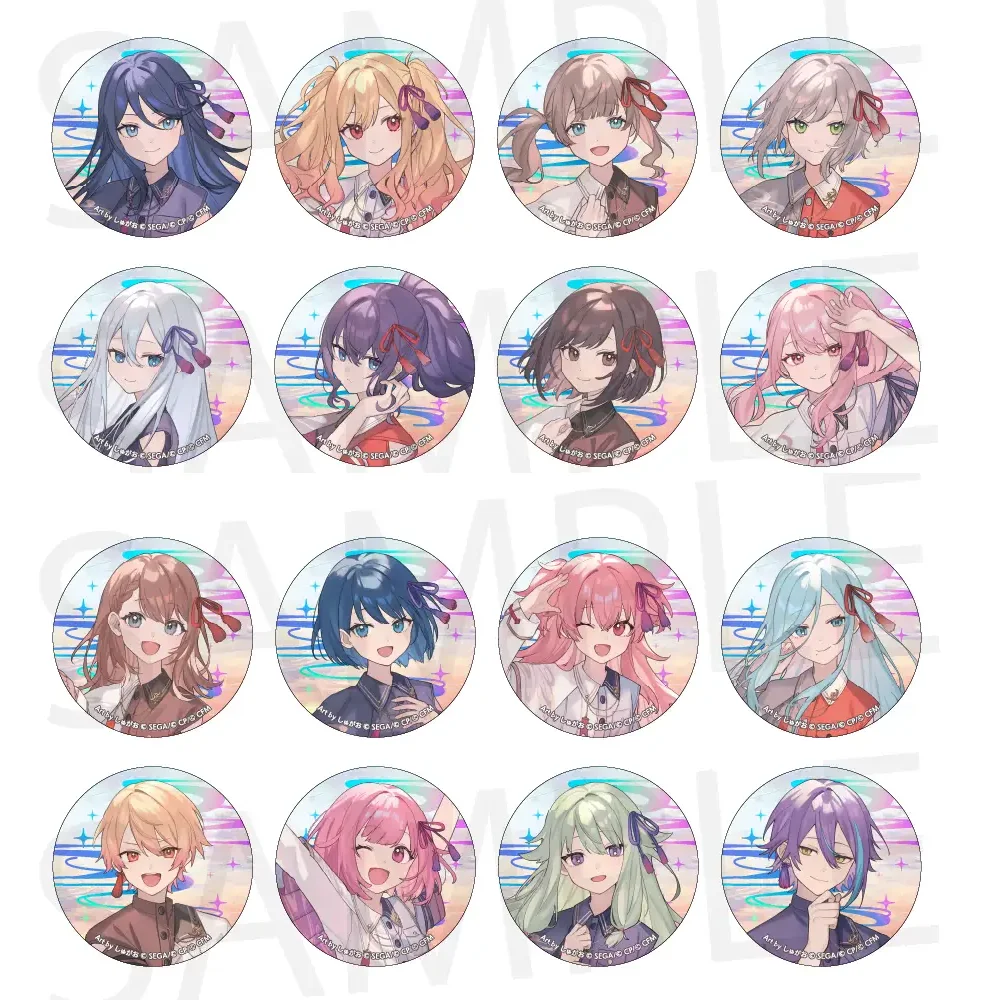 

SEKAI PROJECT Game PJSK Leo/Need 25 Nightcord Mizuki Mafuyu Ena Kanade Wonderlands×Showtime More Jump MMJ Anime 4th Kimono Badge