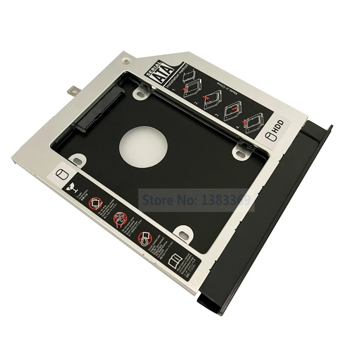 With Bezel Panel Bracket 2nd Hard Drive SSD HDD Module Caddy Frame Adapter for Lenovo G50-30 G50-45 G50-70 G50-75 G50-80 G70-70