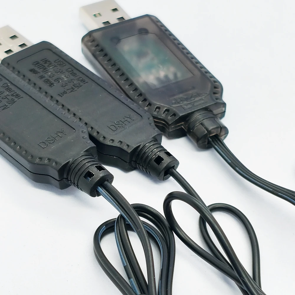1 Stück 3,7 V/7,4 V USB-Ladekabel mit MX2.0 XH2.54 JST 2P 4P-Schnittstelle, geeignet für elektrisches Spielzeug-Lithium-Batterie-Ladekabel – Detail 4