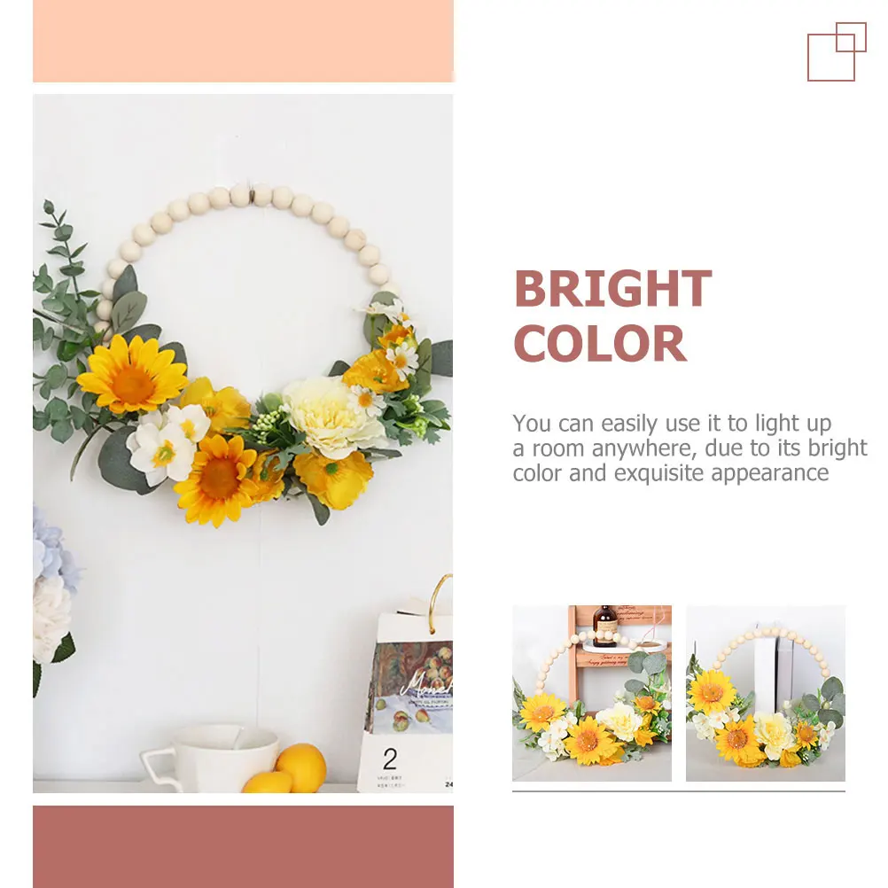 

Artificial Simulated Garland Decoration Wreaths for Front Door Shine Leaf Christmas