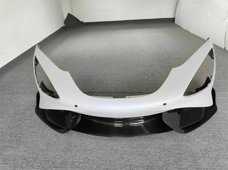 Semi Carbon Fiber Front Bumper Body Kit for 720S Upgrade Matching 765LT Style From Front Lip