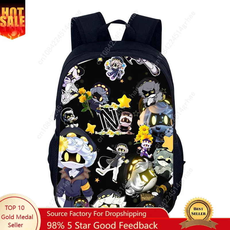 Cartoon Backpack Murder Drones School Bag 40cm/15.7inch Backpack Lightening Zipper Backpack Book Bags for Boys Girls Best Gift