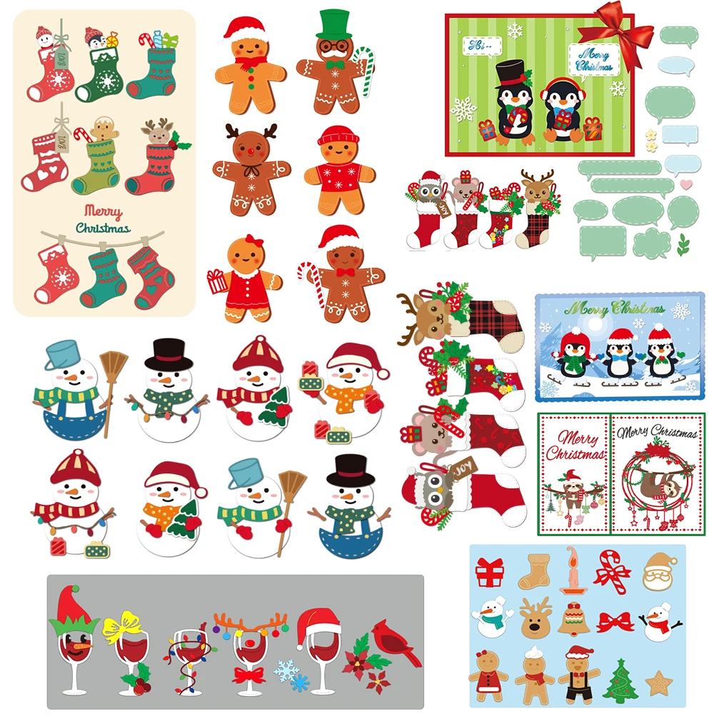 Gingerbread Man Metal Die Cuts, Carbon Steel Die Cut Embossing for Scrapbooking Card Making Thickness: 0.8mm