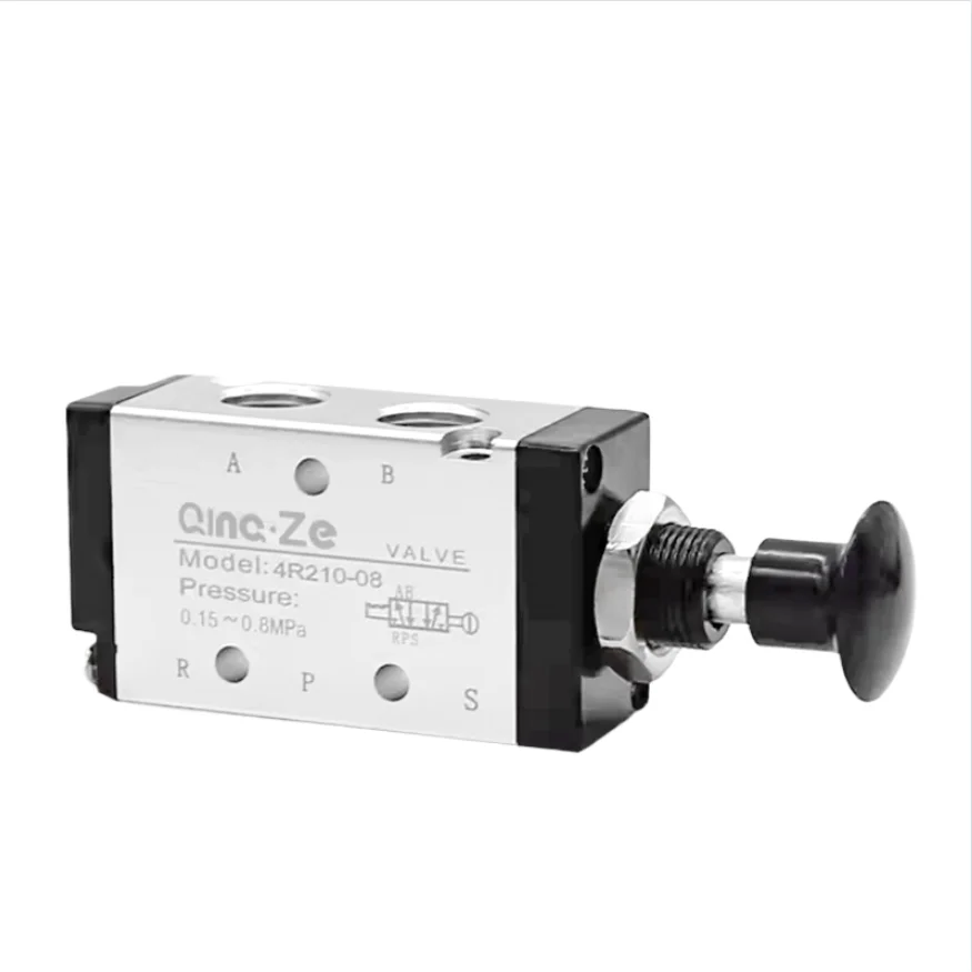 

Pneumatic control switch, two-position five-way directional control valve 4R210-08, manual valve, mechanical valve