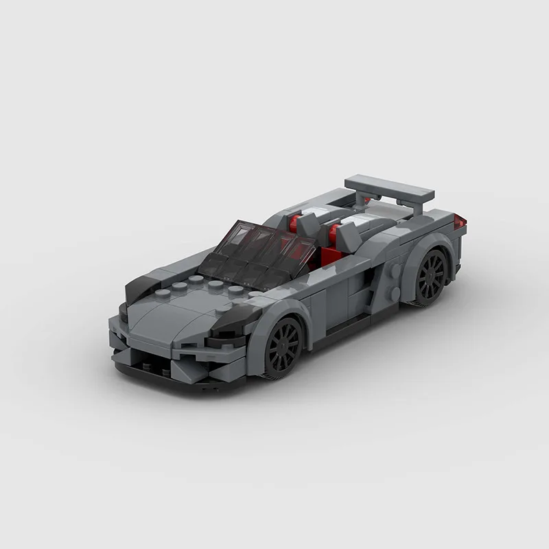 

Compatible Lego small particle building block moc racing car supercar model puzzle DIY toy Carrera GT
