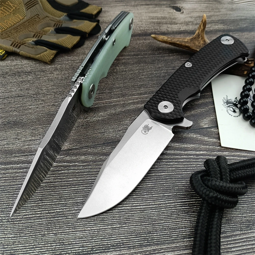 NEW High Quality Rick Hinderer XM18 Folding Knife D2 Blade G10 Handle Outdoor EDC Survival Camping Hiking Hunting Tools