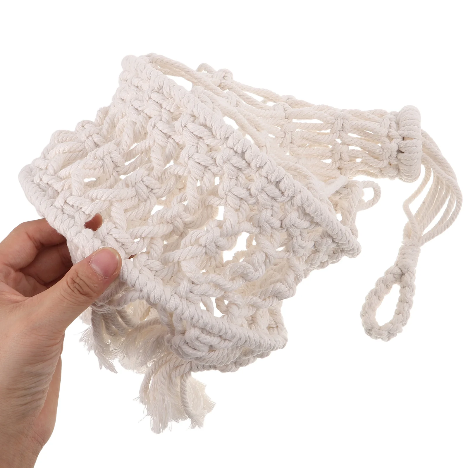 

Handmade Lamp Shade: Boho Woven Cotton Rope Light Cover For Pendant Floor Lamp Macrame Chandelier Shade Living Room