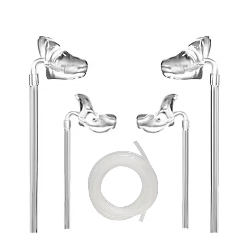 For BTE Hearing Aid Accessories Universal Hard Ear Mold OEM/ODM Resin Universal Earplugs with Tube Connector