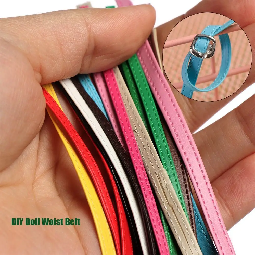 New 100cm Super Mini Belt Handmade DIY Waist Belt 10 Colors PU Clothes Accessories DIY Accessories