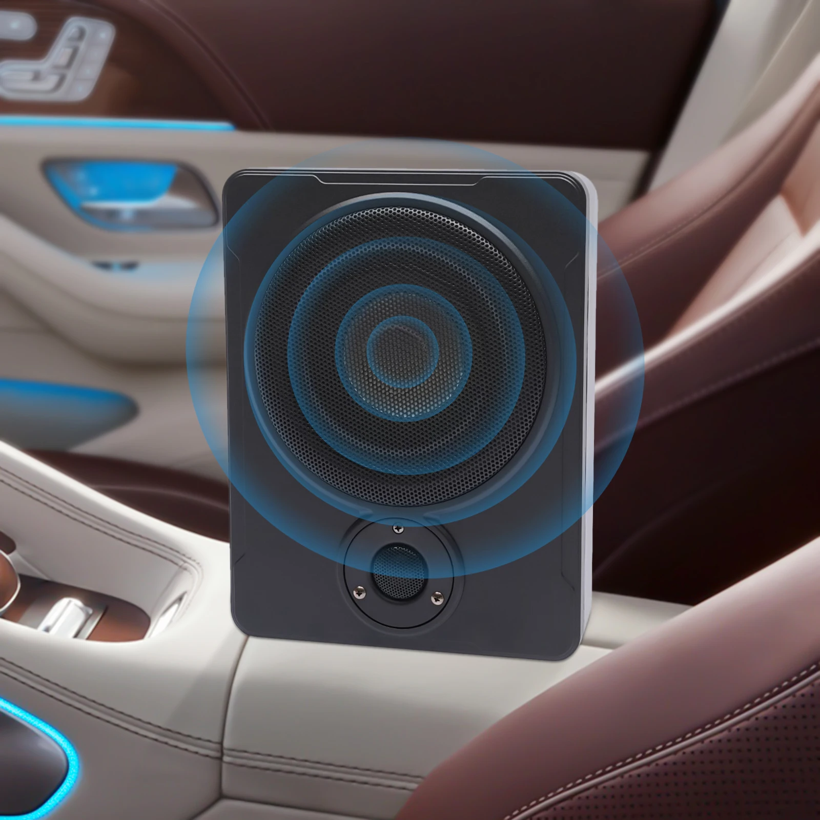 200 W unter dem Sitz Auto/LKW-Sub-Woofer-Lautsprecher, Stereo-Audio-Verstärker, Subwoofer für Autos, LKWs oder Jeep