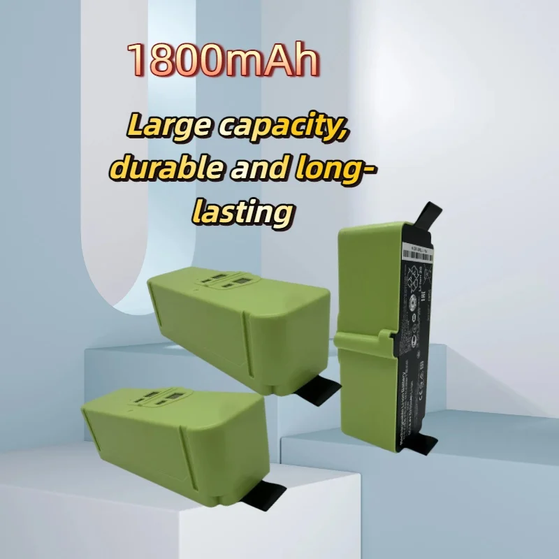 

14.4V1800mAh I7 Battery Replacement,foriRobot Roomba E/i Series (i7+/e5/7150/7550/i3 3150/i3+3550/i4 4150/i4),Stable Performance