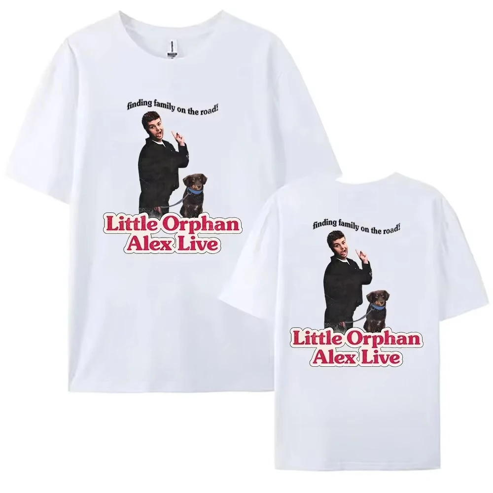 Little Orphan Alex Live 2026 European Arena Tour T-shirt ALEX WARREN Finding Family on The Road Tshirt Short Sleeve Cotton Top