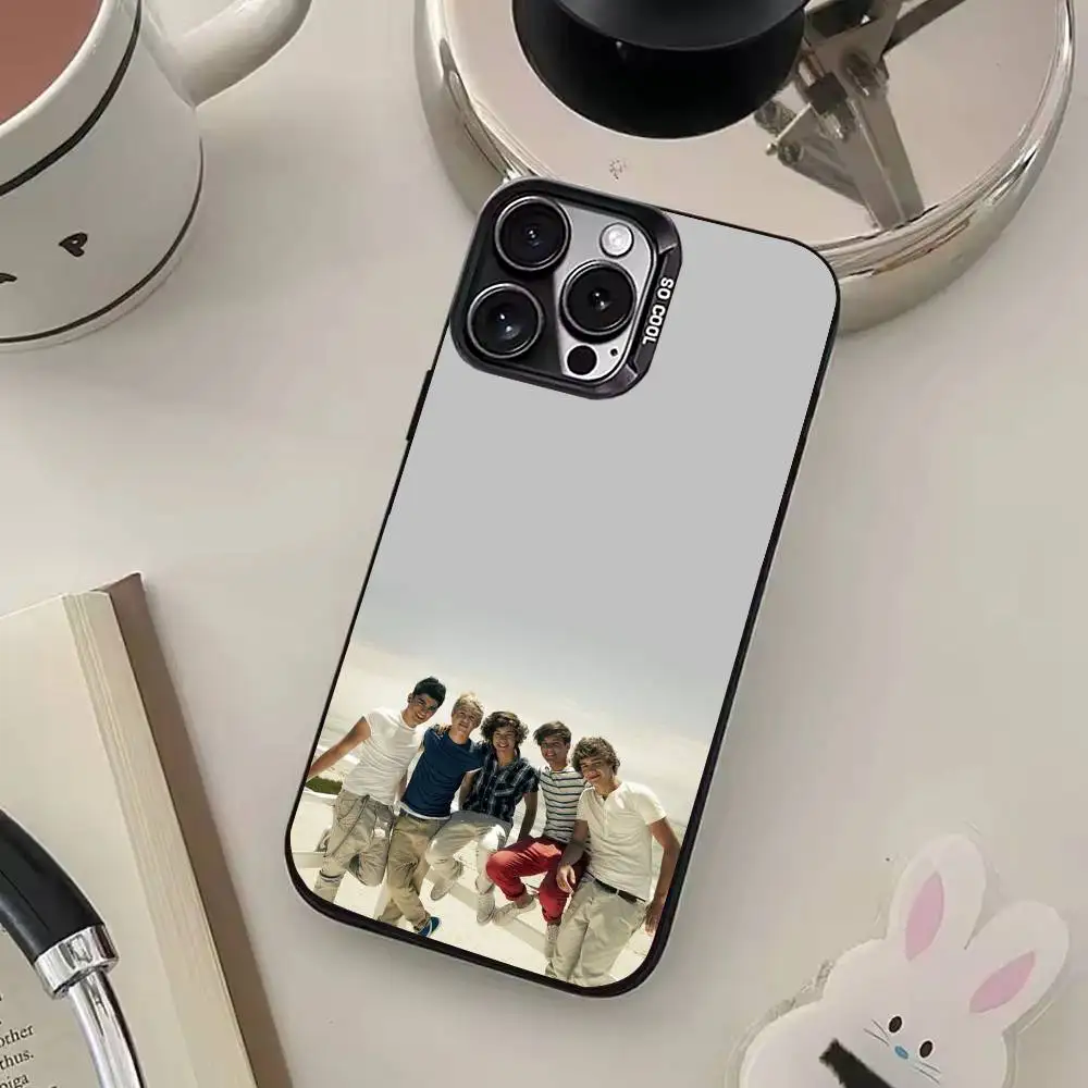 One D-Direction-ES Band OD Phone Case For iPhone 17, 16,15,14,13,12,11 Plus,Pro Max, Colorful Silver Funda Cover