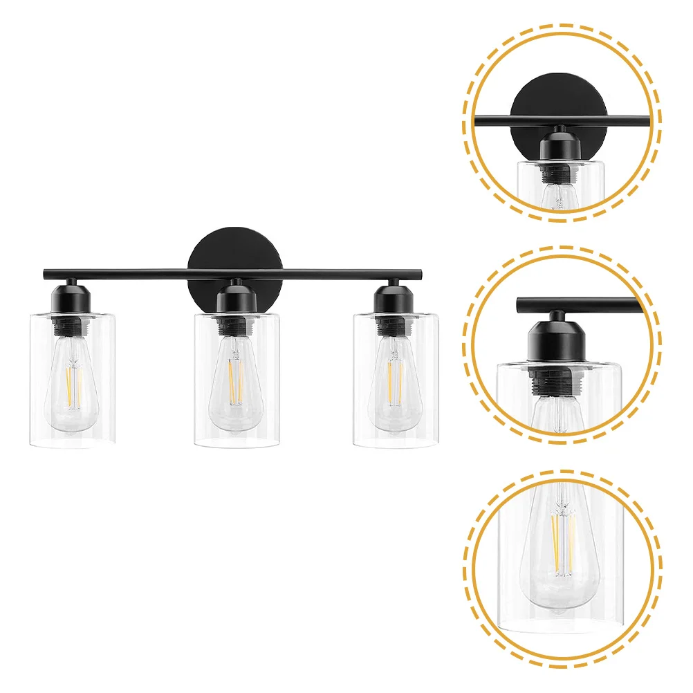 철제 거울 램프 욕실 세면대 조명 벽 조명 세밀한 솜씨 저에너지 소비 거울 전면 조명