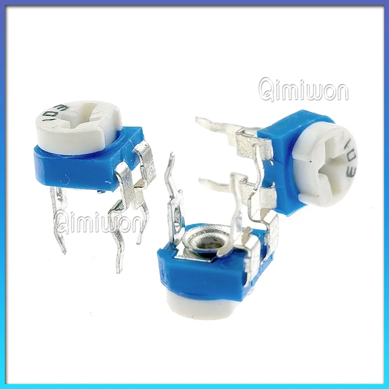 50pcs RM065 RM-065 Series 100 200 500 1K 2K 5K 10K 20K 50K 100K 200K 500K 1M Ohm Trimpot Trimmer Potentiometer Variable Resistor