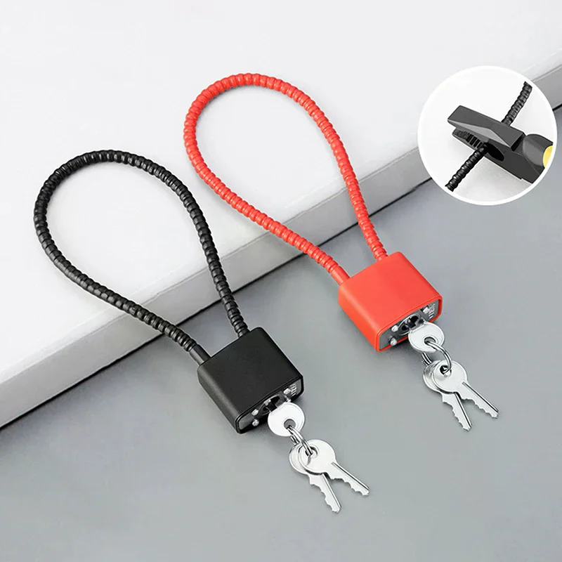 /PFU/Wire Padlock Cabinet Lock,with Key Anti-theft Lock,Dormitory Cabinet Luggage Lock Helmet Lock Steel