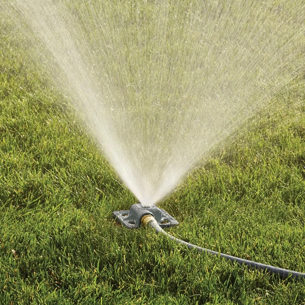 Стационарный точечный спринклер, чугунный металлический садовый спринклер площадью 900 кв. футов для мелких районов, квадратный спринклер для садов и цветочек