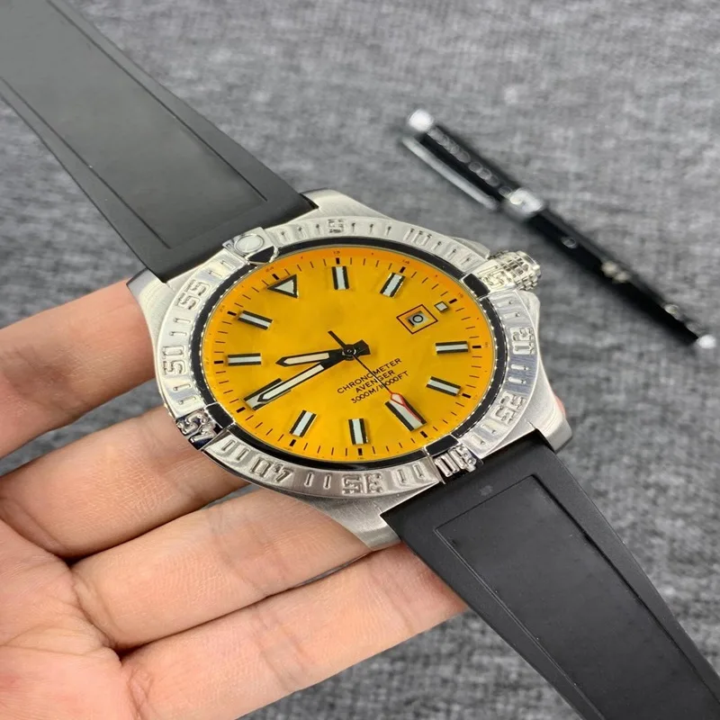 ​ ​ 2025 ساعة توربيون هيكل عظمي فاخرة للرجال أوتوماتيكية ميكانيكية من الفولاذ المقاوم للصدأ كريستال الياقوت مقاومة للماء 100 متر